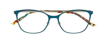 Auf diesem Bild sehen Sie die Korrektionsbrille 9321 von Prodesign Denmark in der Farbe Blau.
